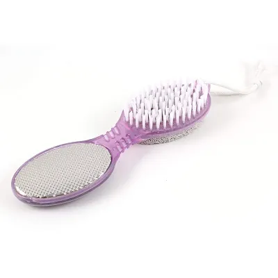 4 in 1 Foot Wand Care Tool including Pumice Stone Nail Brush File Callus  Reducer