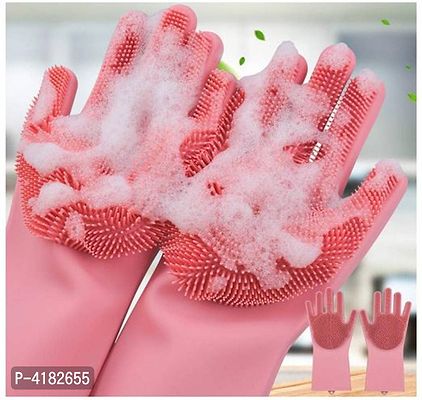 kudos Silicone Cleaning Gloves (One Pair)-thumb0