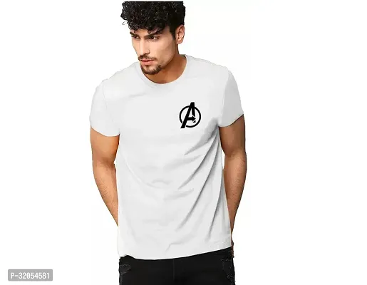 Stylish Cotton Blend Oversized T-Shirt for Men-thumb0