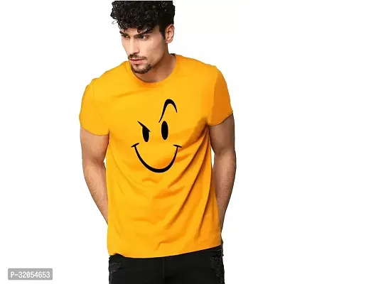 Stylish Cotton Blend Oversized T-Shirt for Men-thumb0