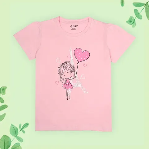 J JP Round Neck Tshirts for Girls