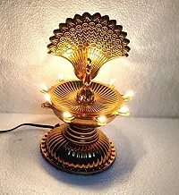 ARYANA ENTERPRISES 1 Layer Electric LED Lights Diya/Candle for Pooja Diwali/Opening ceremony for anything Festival Decoration-thumb1