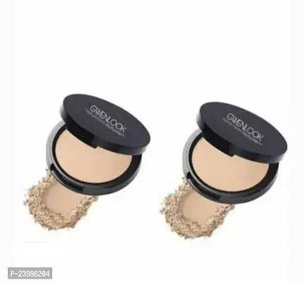 Light Weight Matte Finish High Definition Compact Powder Soft Focus Natural Translucent Coverage, Pack Of 2