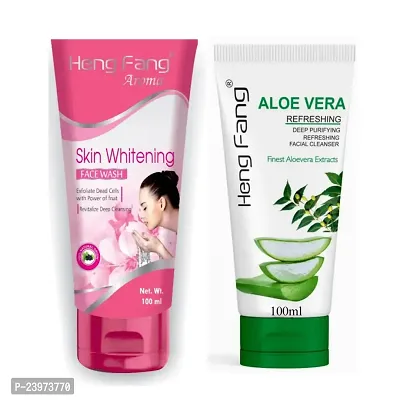 Heng Fang Deep Cleansing Skin Whitening Facewash And Aloevera Face Wash Men And Women All Skin Types Face Wash (200 ml)