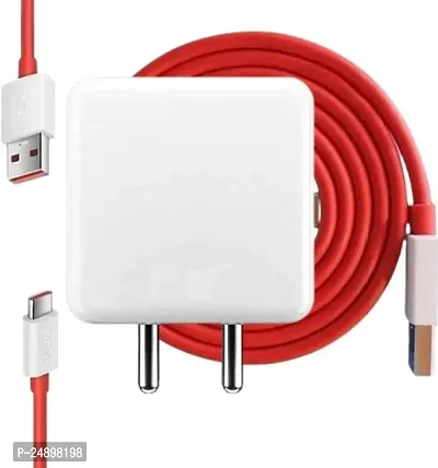 Fast Charger Compatible with Micro USB Data Cable-White-thumb0