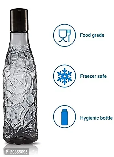 Stylish Plastic Solid Fridge Water Bottle, Pack of 3-thumb5