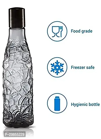 Stylish Plastic Solid Fridge Water Bottle, Pack of 3-thumb3