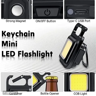 s Rechargeable LED Light Cool White with 4 Modes Multifunctional Pocket Light PACK OF 2