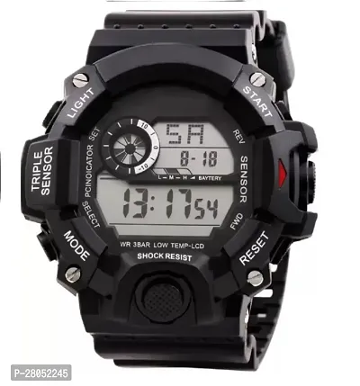 Digital Sports Watch, Silicone Strap, Multi-Function, Waterproof  Shockproof Wrist Watch for Men  Boys