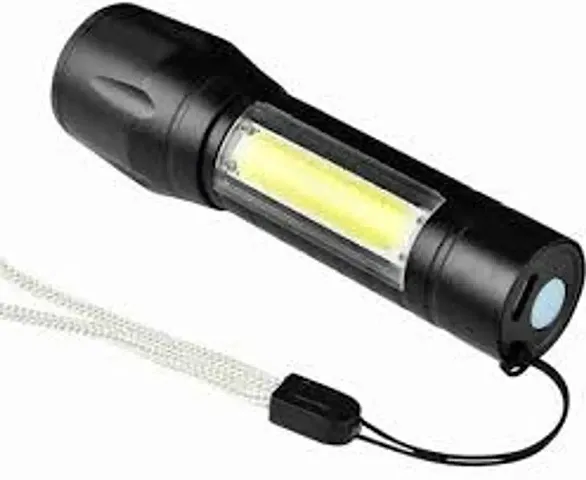 Zoomable Waterproof Torchlight LED 2 In 1 Waterproof 3 Mode Rechargeable