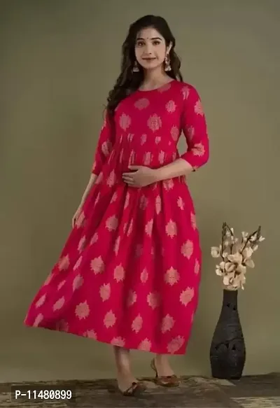 Attractive Rayon Maternity Gowns for Women