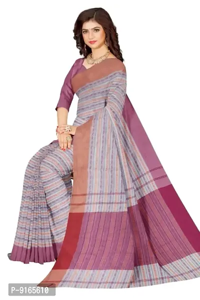 Fancy Cotton Saree with Blouse Piece for Women-thumb0