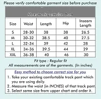 Classic Polycotton Solid Track Pants For Men Pack of 2-thumb2