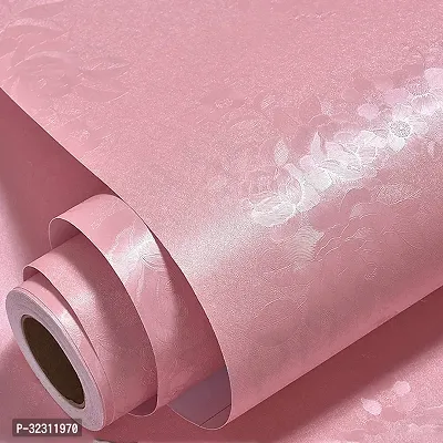 Pink Glossy Self Adhesive Wall Paper 200 X 45 Cm-9 Sqft.Approx