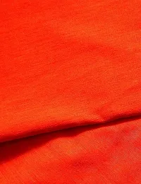 Orange bhagwa pure cotton gamcha towel  ( pack of 1 )-thumb1