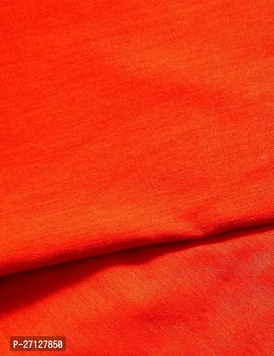 Orange bhagwa pure cotton gamcha towel  ( pack of 1 )-thumb2