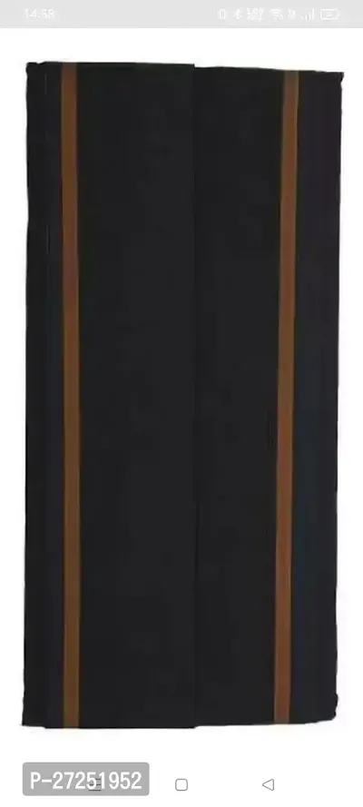 Black cotton gamcha towel ( pack of 1 )-thumb0