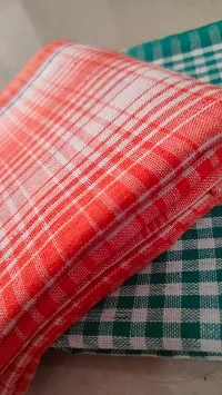 Beautiful Cotton Checked Bath Towel Pack Of 3-thumb2
