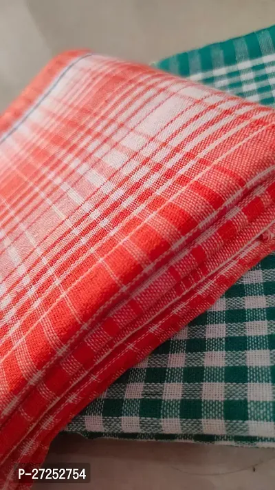 Beautiful Cotton Checked Bath Towel Pack Of 3-thumb3