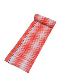 Checked  100 % cotton  multiple colour towels ( pack of 2 )-thumb1
