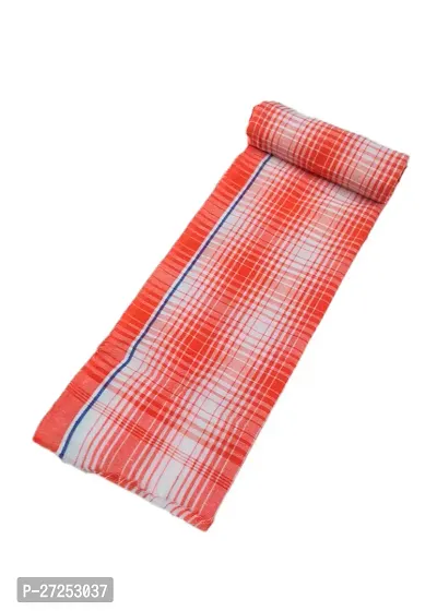 Checked  100 % cotton  multiple colour towels ( pack of 2 )-thumb2