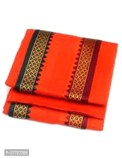 Desttronne 100% cotton multiple orange colours  gamcha towel (pack of 1)-thumb0