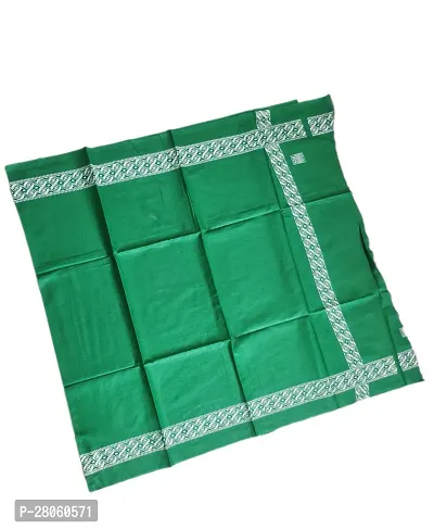 Desttronne 100% cotton green  gamcha towel  (pack of 1 )-thumb3