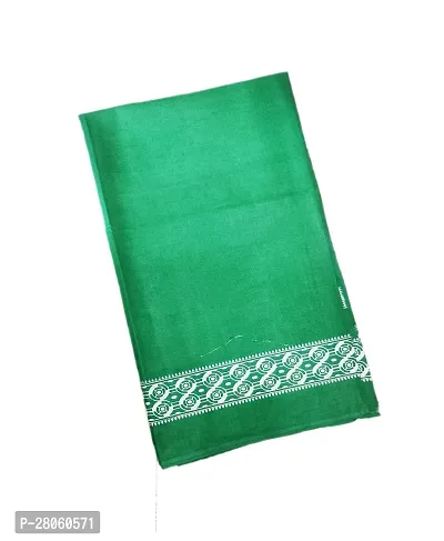 Desttronne 100% cotton green  gamcha towel  (pack of 1 )-thumb4