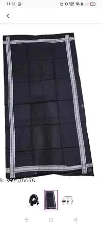 Desttronne 100% cotton black printed gamcha towel  (pack of 1 )-thumb1