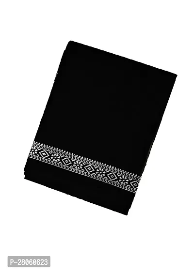 Desttronne 100% cotton black printed gamcha towel  (pack of 1 )-thumb4