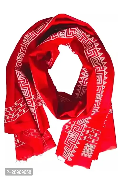 Desttronne 100% cotton red printed gamcha towel  (pack of 1 )-thumb0
