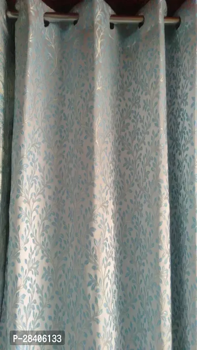 Elegant Multicoloured Cotton Door Curtain W52 X L108 Inch-thumb0