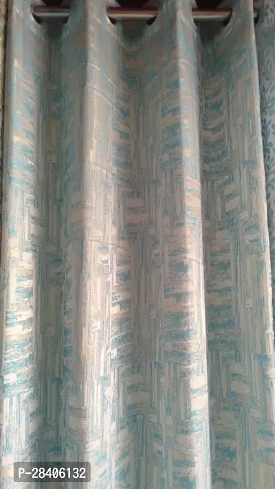 Elegant Multicoloured Cotton Door Curtain W52 X L108 Inch