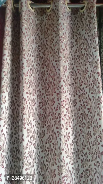 Elegant Multicoloured Cotton Door Curtain W52 X L108 Inch