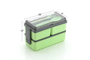 Stylish Plastic BPA Free Insulated Lunch Box-thumb1