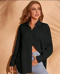 Stylish Georgette Regular Length Shirt for Women-thumb2