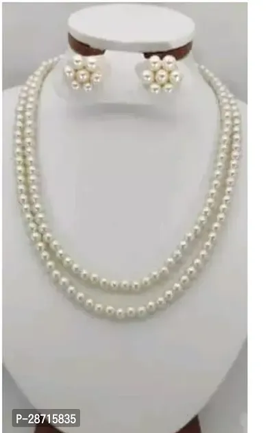 Elegant Necklace with Earring for Women-thumb0