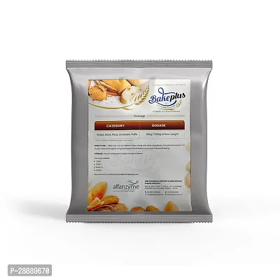 Bakeplus Powder 500gm Enzymatic Solution for Bakeries - Bread, Buns, Pizza, Croissant and Puffs-thumb2