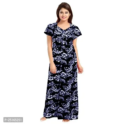 Comfortable Multicoloured Cotton Nighty For Women Pack Of 2-thumb4