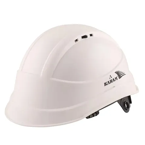 Premium Quality Karam Isi Marked Safety Helmet With Slider Type Adjustment For Outdoor Head Protection