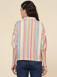 Womens Printed Casual designer shirt-thumb2