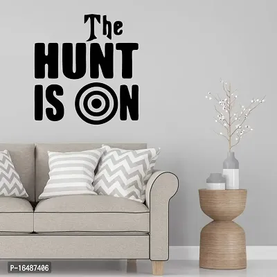 Hunt is On Wall Decals, Easy to Apply and Remove, 29cm-thumb0