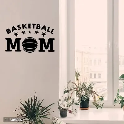 Basketball Mom1 Wall Decals, Easy to Apply and Remove, 29cm-thumb0
