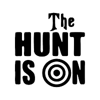 Hunt is On Wall Decals, Easy to Apply and Remove, 29cm-thumb1