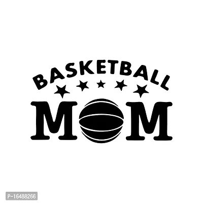 Basketball Mom1 Wall Decals, Easy to Apply and Remove, 29cm-thumb2