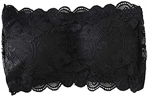 DHRUV TEX Women's Cotton Blend Fabric Padded with Removable Pads Wire Free Tube Bra (Free-Size Up to 34)-thumb1