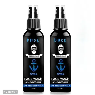 Natural Ocean Face Wash For Men Pack Of 2