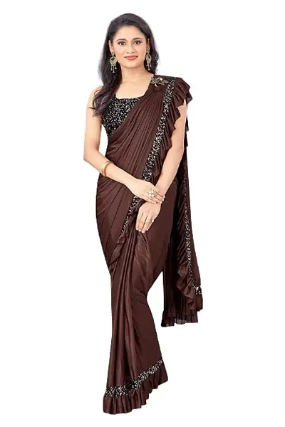 New In lycra sarees 
