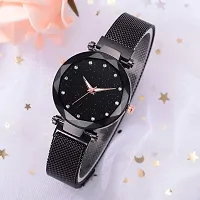 CORBITAL Analog Black Dot Dial Women's Watch for Ladies Wrist Watch (Black) - Pack of 1-thumb3