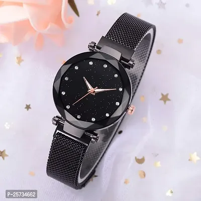 CORBITAL Analog Black Dot Dial Women's Watch for Ladies Wrist Watch (Black) - Pack of 1-thumb4